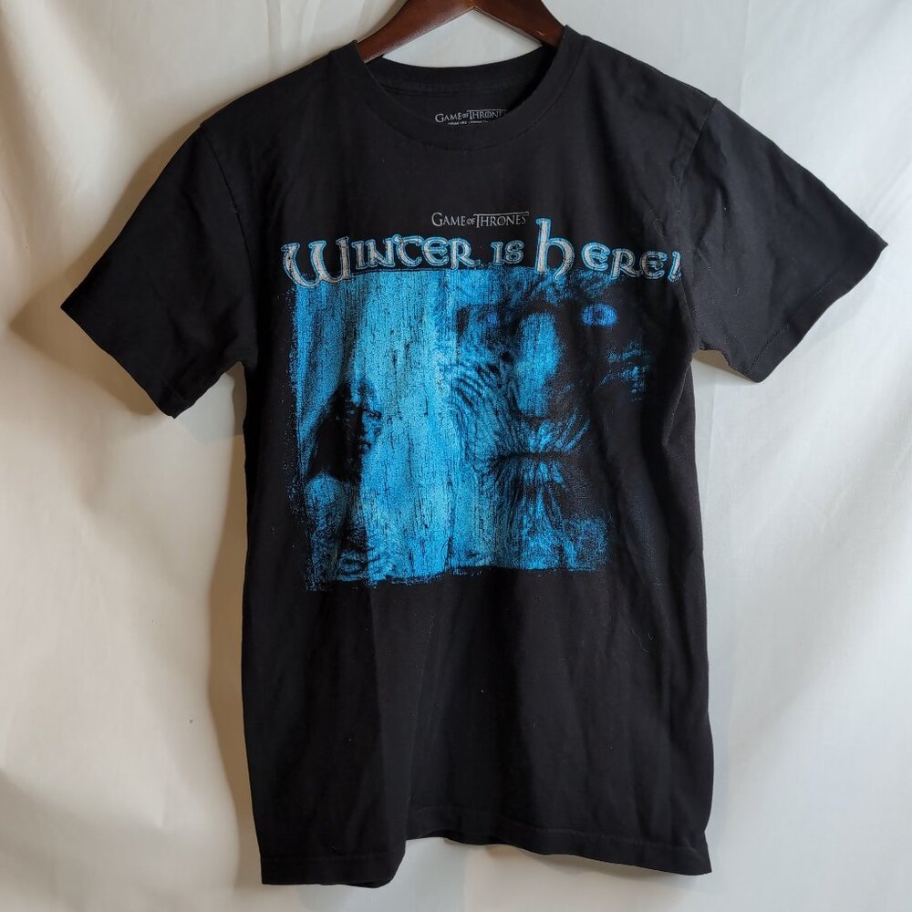 Game of Thrones Unisex Black Graphic T-Shirt Official HBO Licensed, Size Small